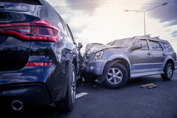 car accident, front end collisions