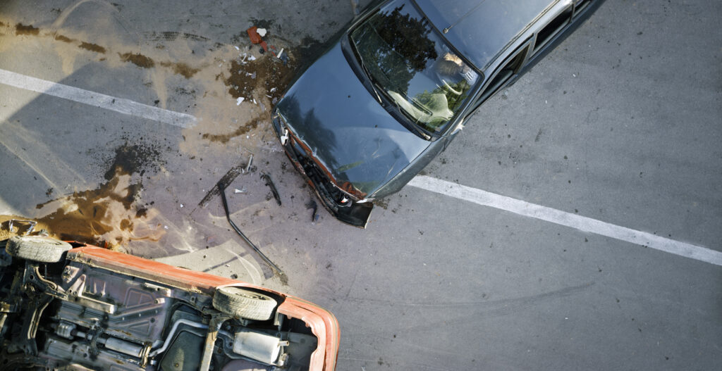 car accident scene