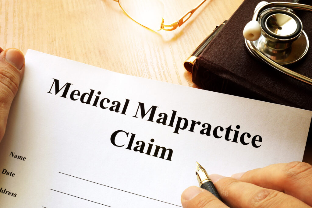 medical malpractice claim form