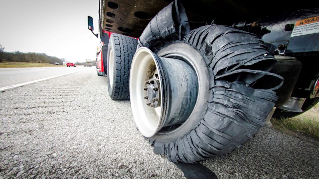 tire blowout accident