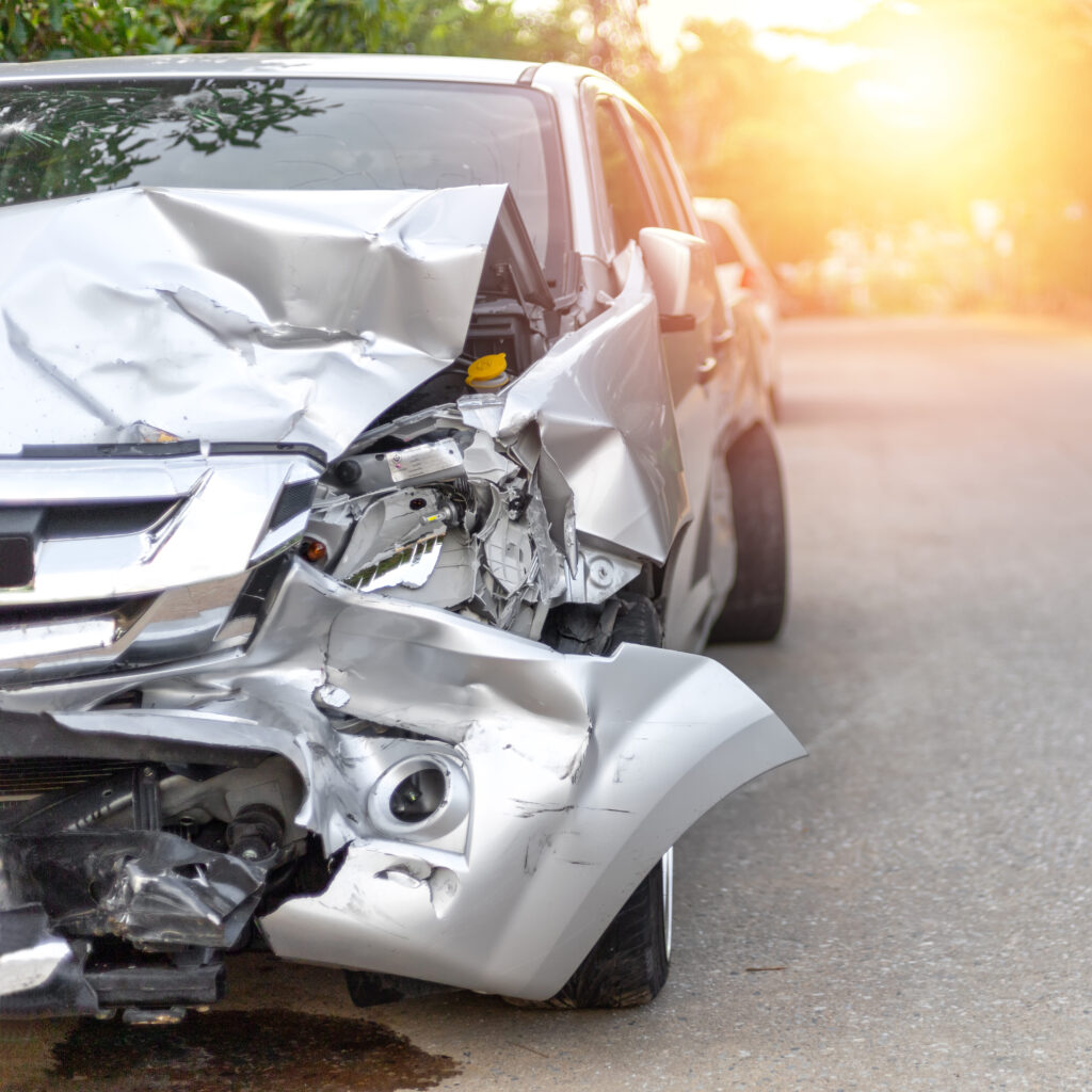 car accident scene