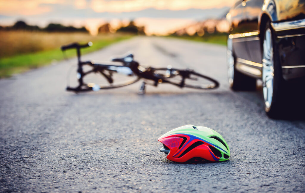 watch for cars when bicycling