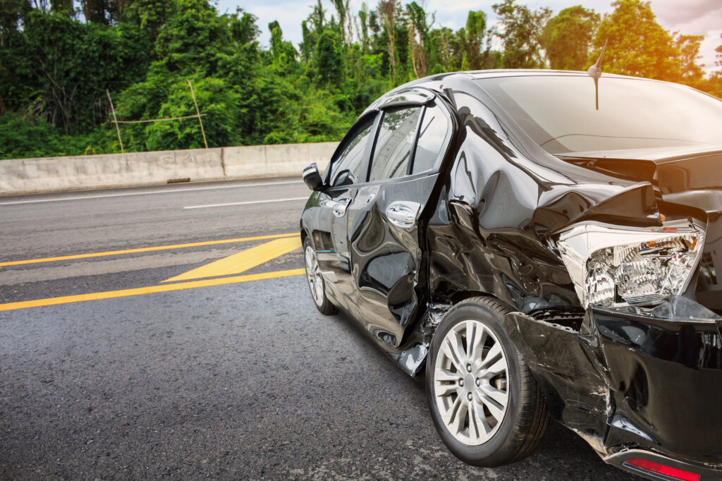 single vehicle accident