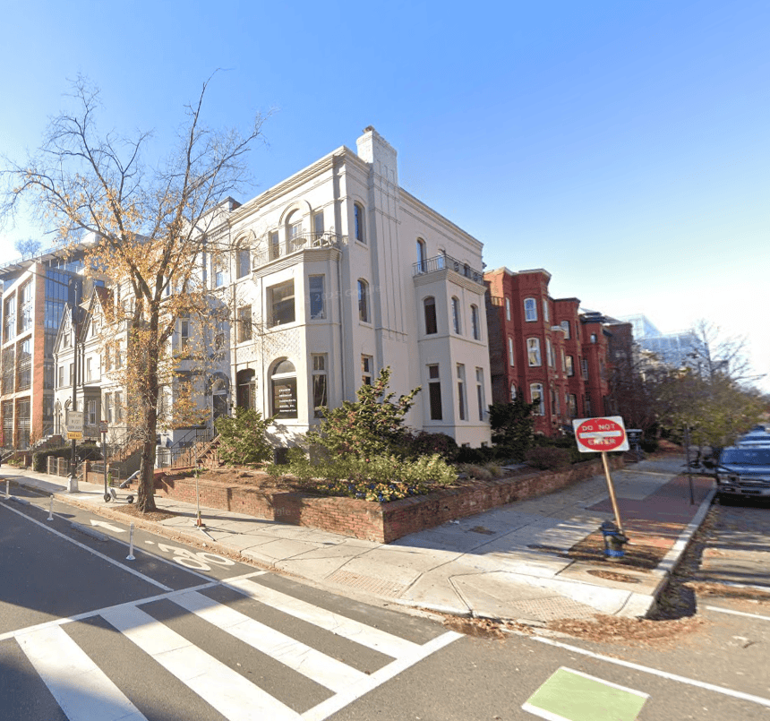 Exterior view of Chaikin, Sherman, Cammarata & Siegel Personal Injury Lawyers in Washington, D.C.